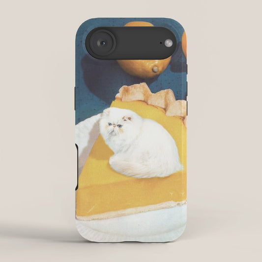 Lemon Meow Pie - Cat Meringue iPhone Case Gallery Image 2