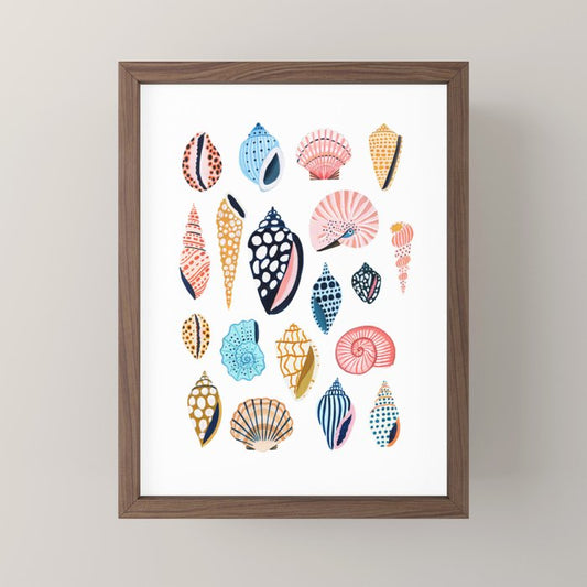 Under the Sea Shells Mini Art Print Gallery Image 2