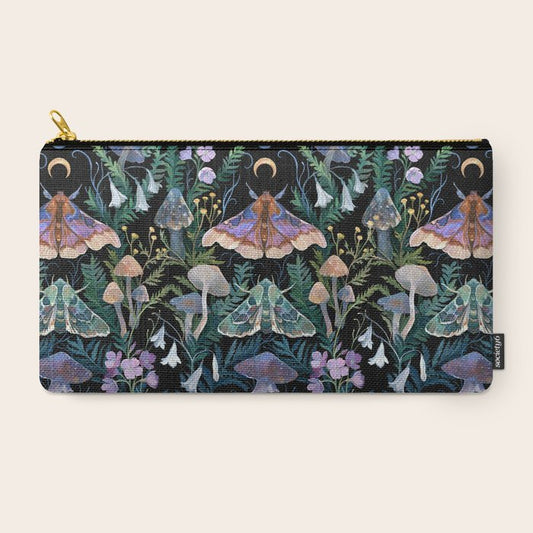 Sphinx Moth Moon Garden Carry All Pouch Gallery Image 2