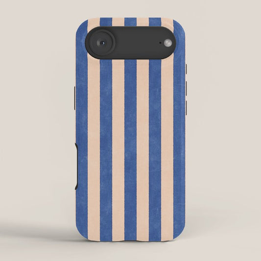 STRIPES 001 O - Sapphire iPhone Case Gallery Image 2