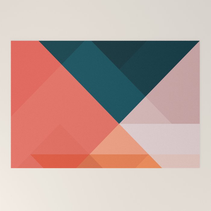 Geometric 1708 Welcome Mat Gallery Image 2