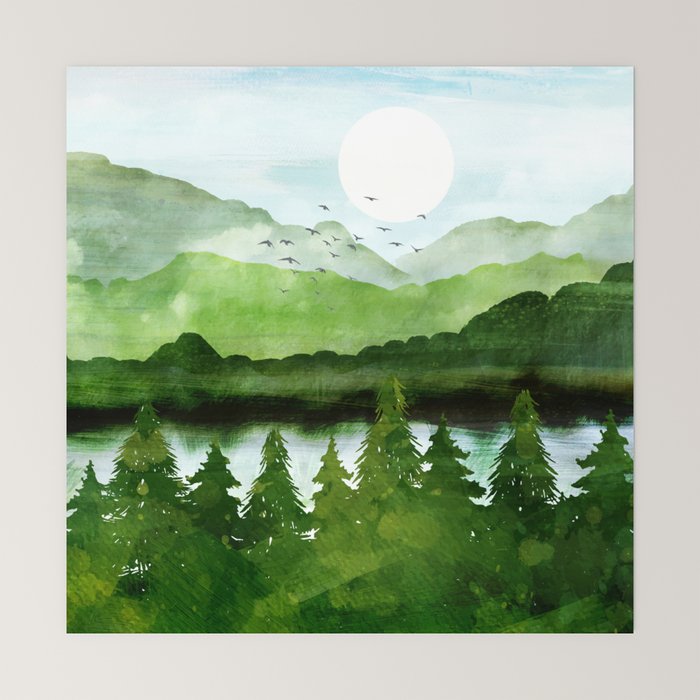 Forest Morning Mini Art Print Gallery Image 6