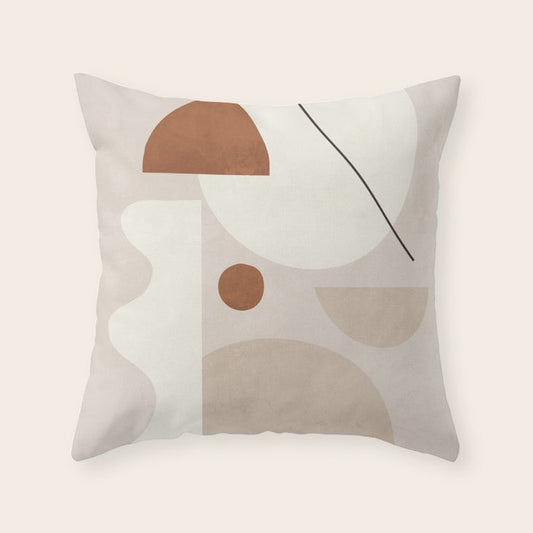 Abstract Minimal Shapes 22 Throw Pillow Gallery Image 2