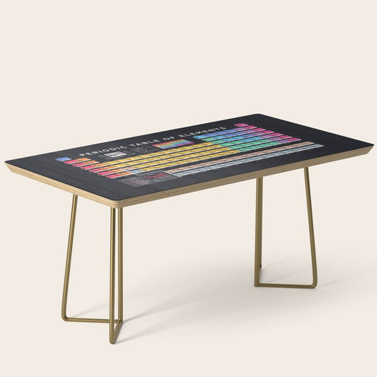 Periodic Table of Elements B - Black Coffee Table Gallery Image 2