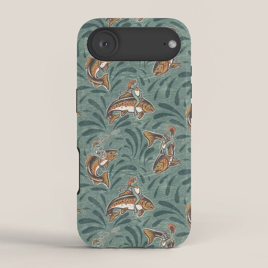Rodeo Frogs - Green iPhone Case Gallery Image 2
