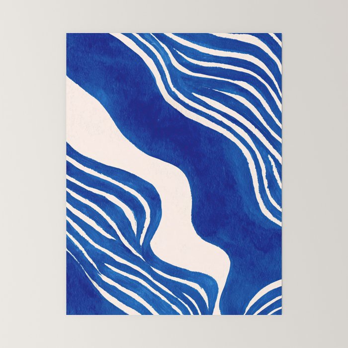 Indigo Flow Mini Art Print Gallery Image 6
