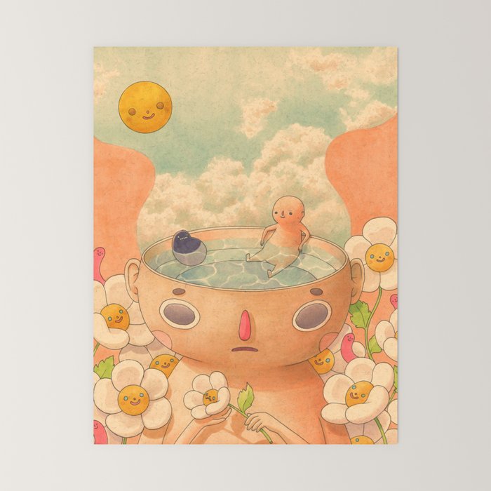 Mind on Break Mini Art Print Gallery Image 6
