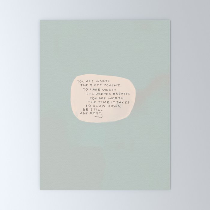 Be Still And Rest. Mini Art Print Gallery Image 6