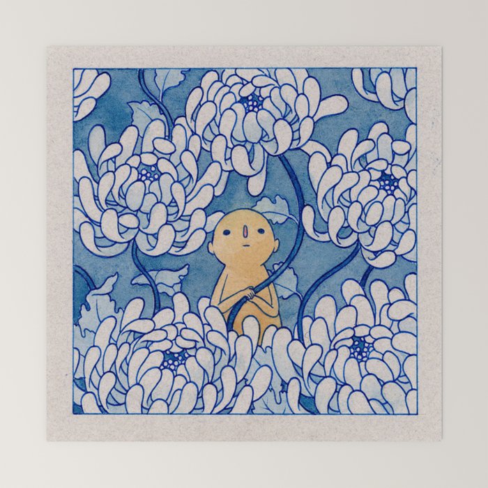 Watercolor Test (Blue) Mini Art Print Gallery Image 6
