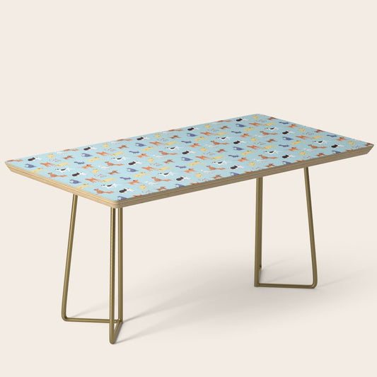 Funny dog animal cartoon art pattern Coffee Table Gallery Image 2
