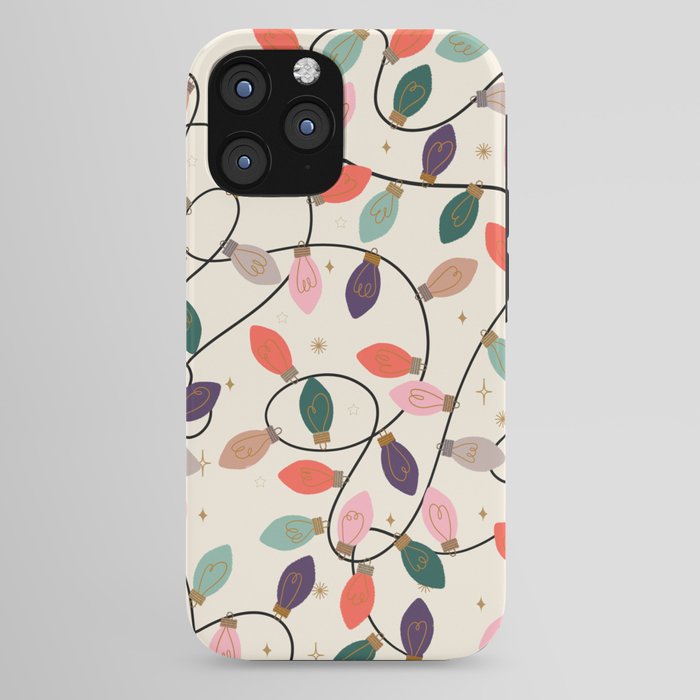 Whimsical Festive String Lights Seamless Pattern iPhone Case Gallery Image 44