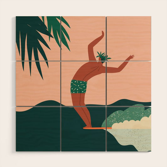 Go with a flow Wood Wall Art Gallery Image 2