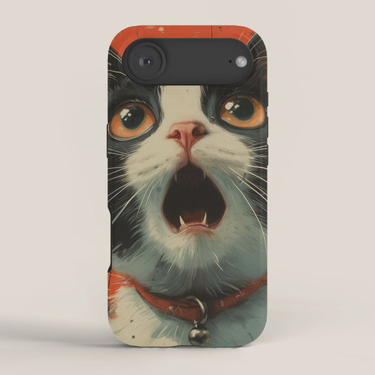 Shocked Cat II iPhone Case Gallery Image 2