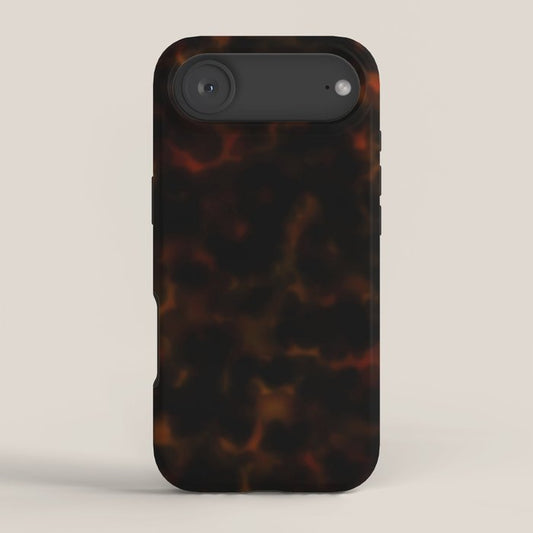 Dark Tortoiseshell Turtle Pattern iPhone Case Gallery Image 2
