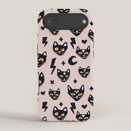 Spooky Kitties â Blush iPhone Case Gallery Image 2