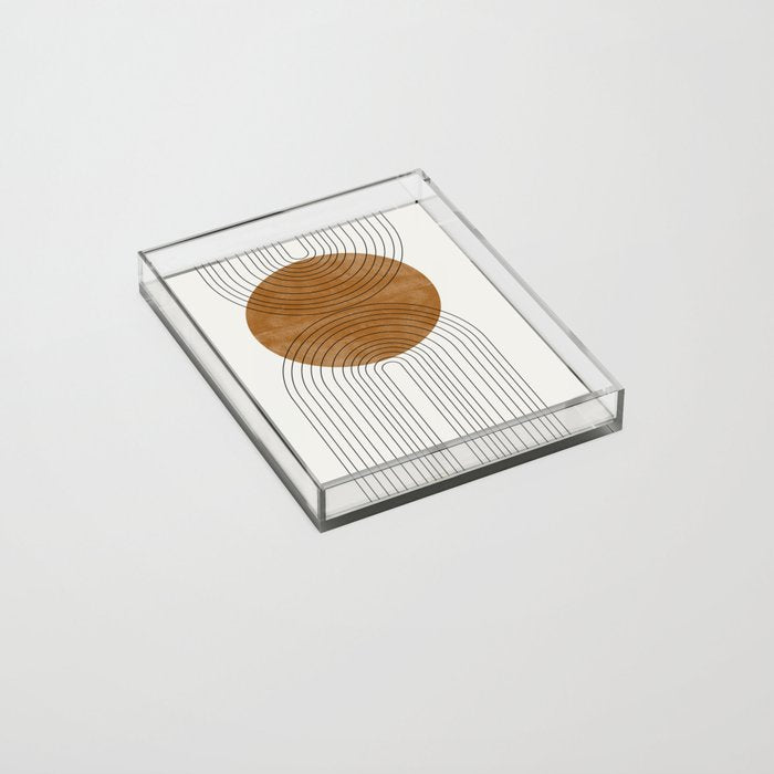 Abstract Flow Acrylic Tray Gallery Image 2