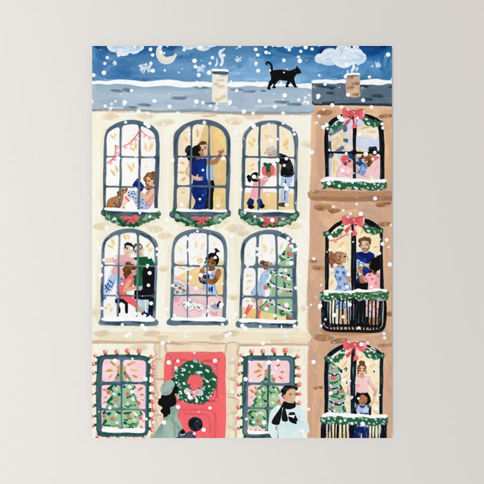 Holiday Apartment Windows Mini Art Print Gallery Image 6