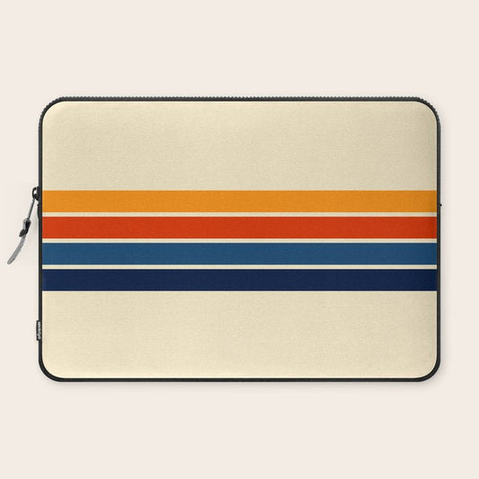 Classic Retro Stripes Laptop Sleeve Gallery Image 2