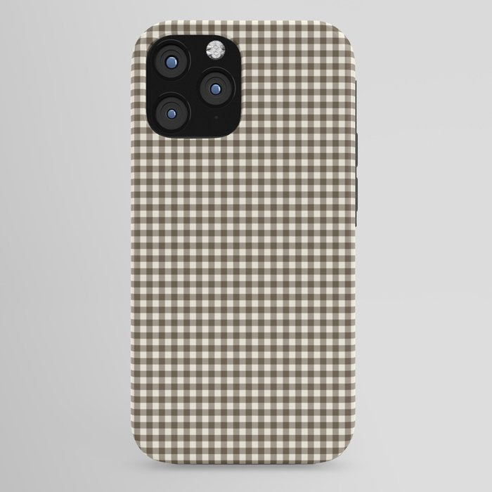 brown gingham iPhone Case Gallery Image 44