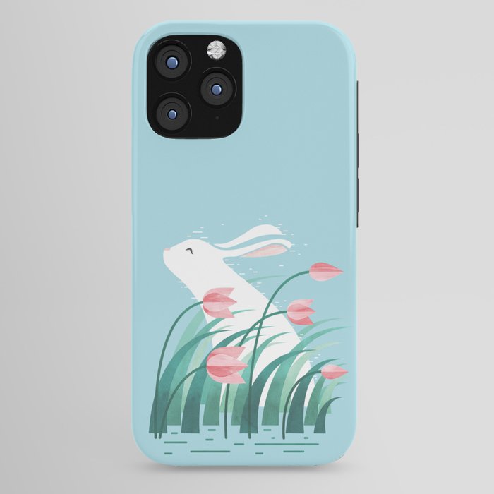 Rabbit Resting, Sky Blue Version iPhone Case Gallery Image 44