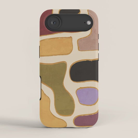 Modern Abstract Minimal Shapes 123 iPhone Case Gallery Image 2