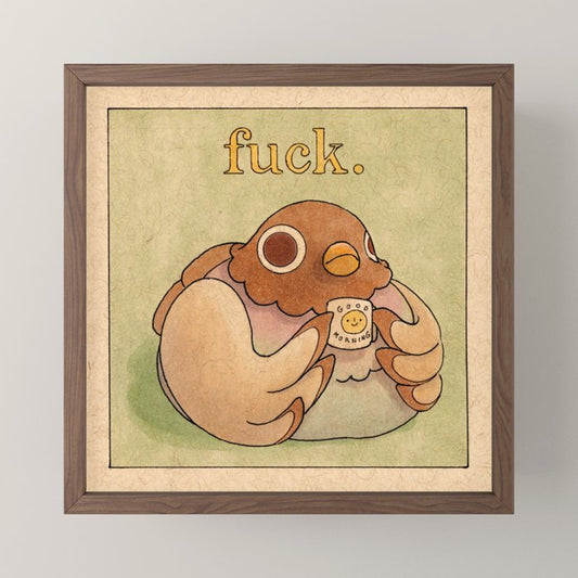 'Fuck' Pigeon 06 Mini Art Print Gallery Image 2