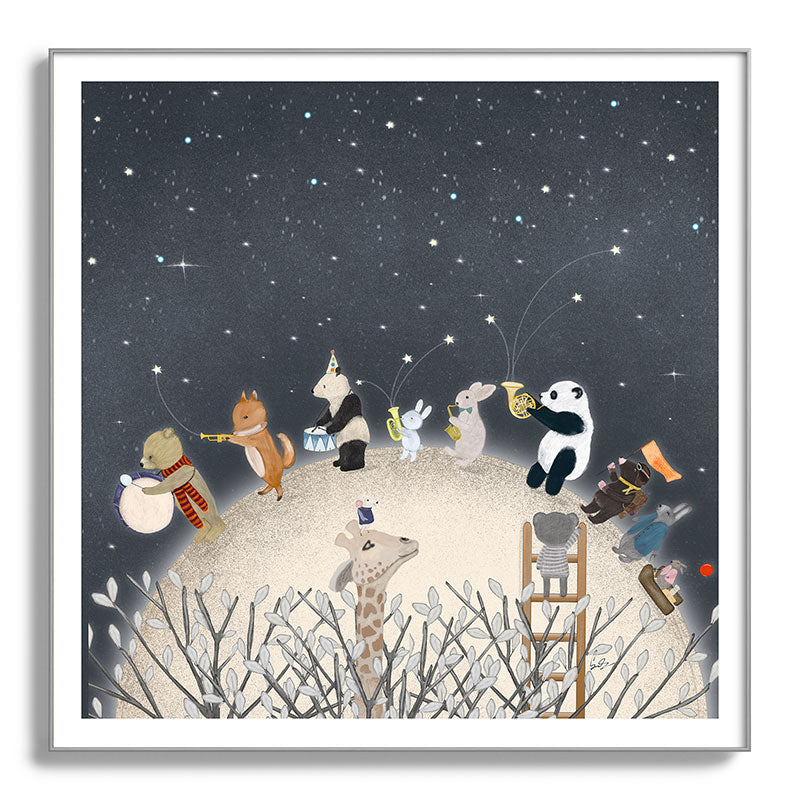 the moon song Framed Art Print Gallery Image 142