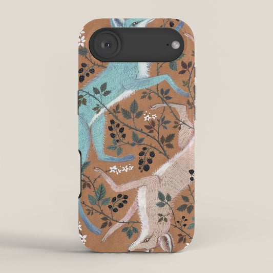 Blackberry Foxes iPhone Case Gallery Image 2