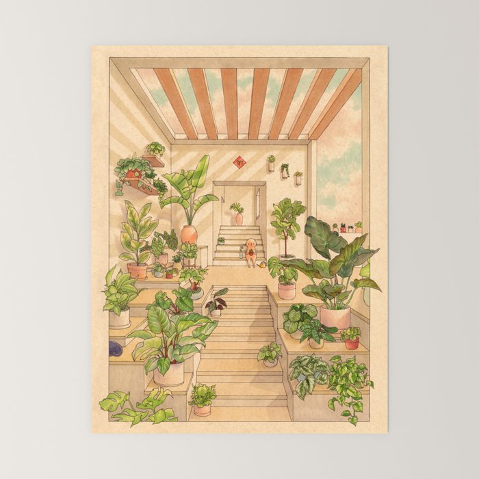 Houseplants Mini Art Print Gallery Image 6