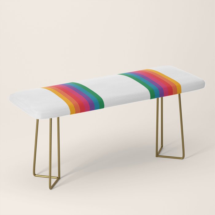 Retro Bright Rainbow - Straight Bench Gallery Image 2