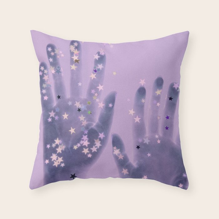 Cosmic Touch Throw Pillow Gallery Image 5