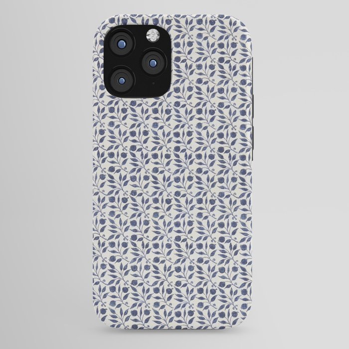 William Morris Vintage Rosehip Indigo Blue iPhone Case Gallery Image 44