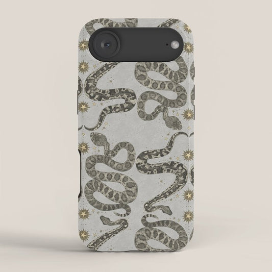 celestial snakes silver iPhone Case Gallery Image 2