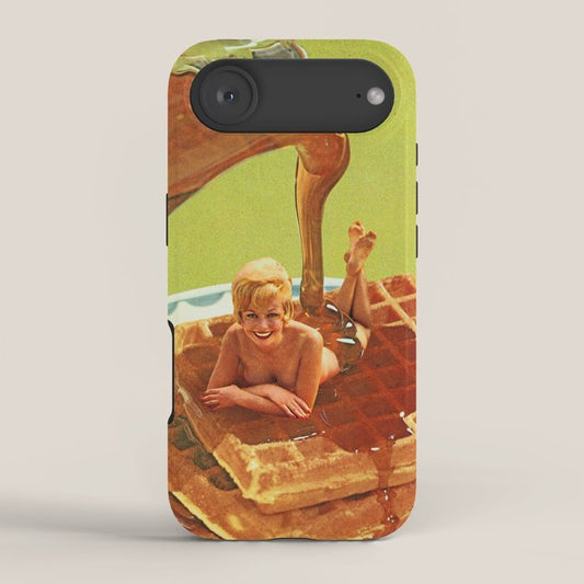 Pour some syrup on me - Breakfast Waffles iPhone Case Gallery Image 2