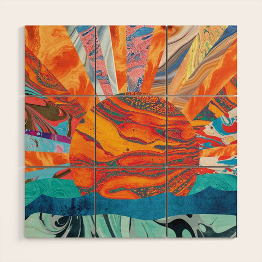 Sunrise, Sunset Wood Wall Art Gallery Image 2