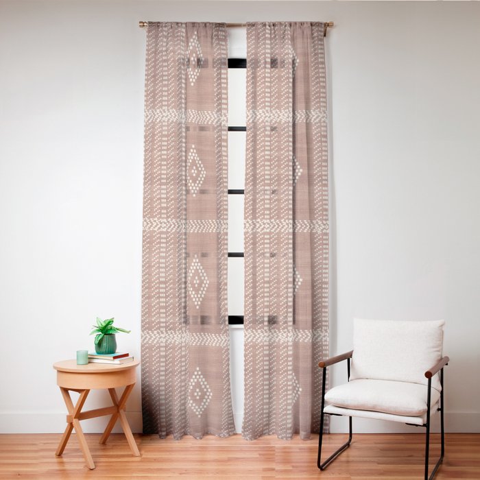 Musa in Rust Window Curtain Gallery Image 24