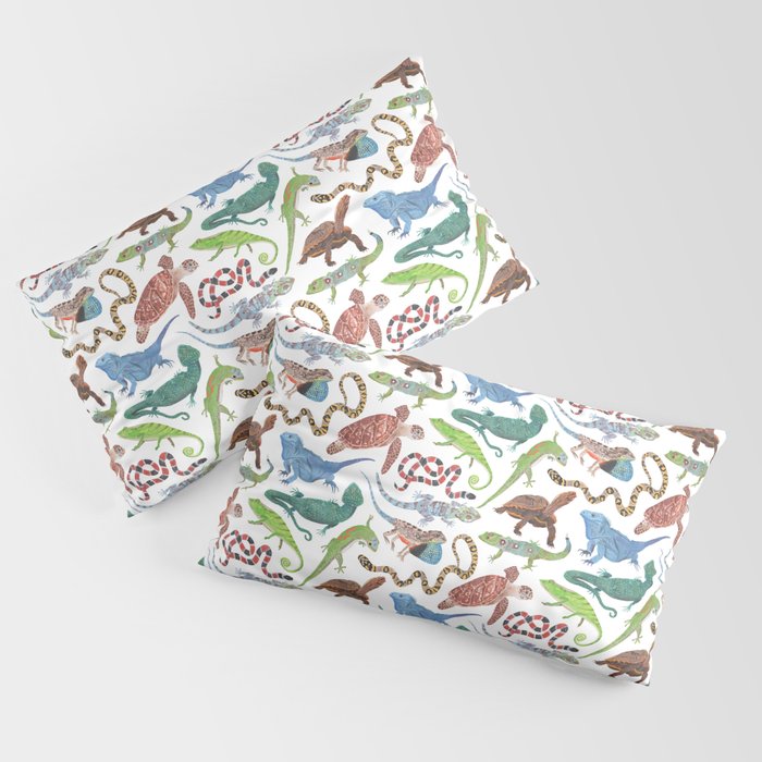Endangered Reptiles Around the World Pillow Sham Gallery Image 4