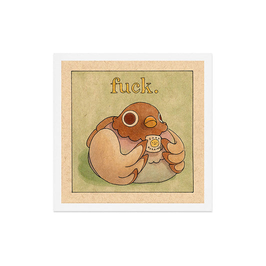 'Fuck' Pigeon 06 Art Print Gallery Image 2
