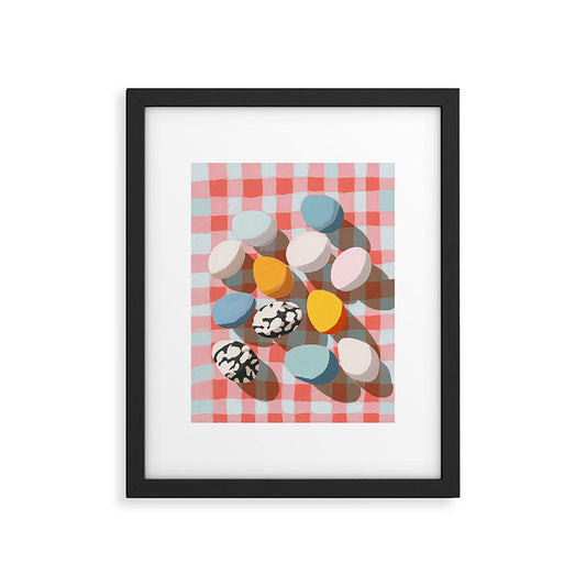 Easter Picnic Eggs Framed Art Print Gallery Image 2