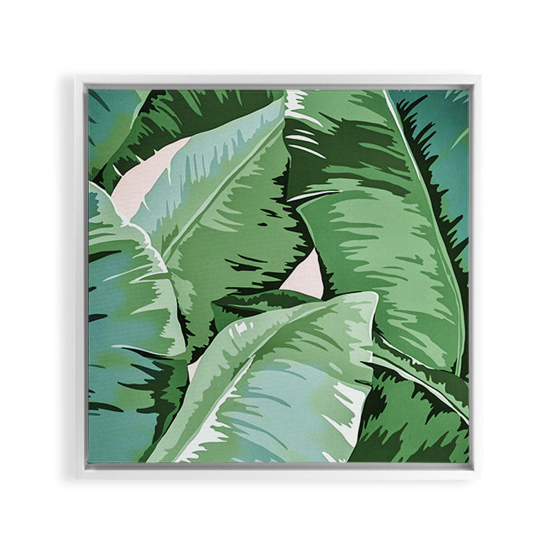 Banana leaf grandeur II Framed Canvas Print Gallery Image 36