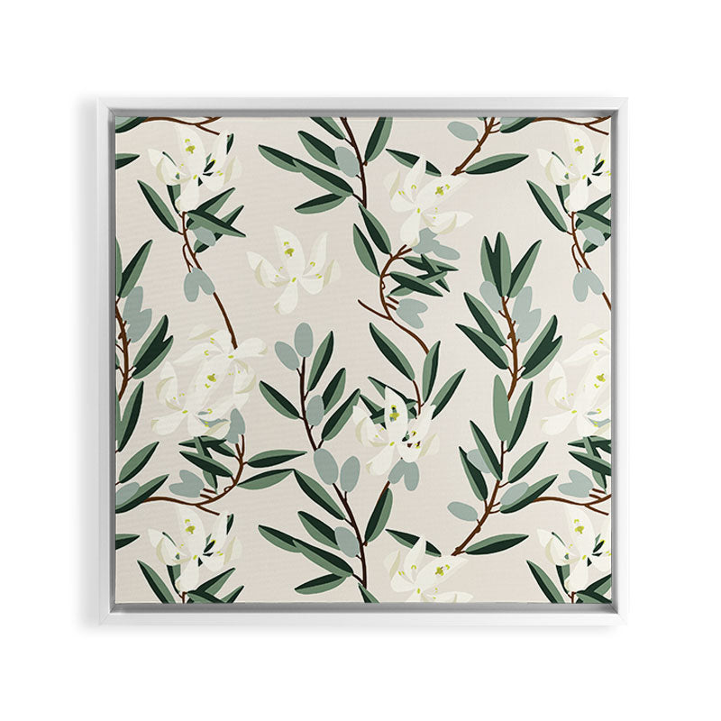OLIVE BLOOM Framed Canvas Print Gallery Image 36