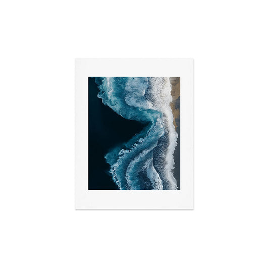Aerial Ocean Waves - Coastal Wall Art Photography Art Print Gallery Image 2
