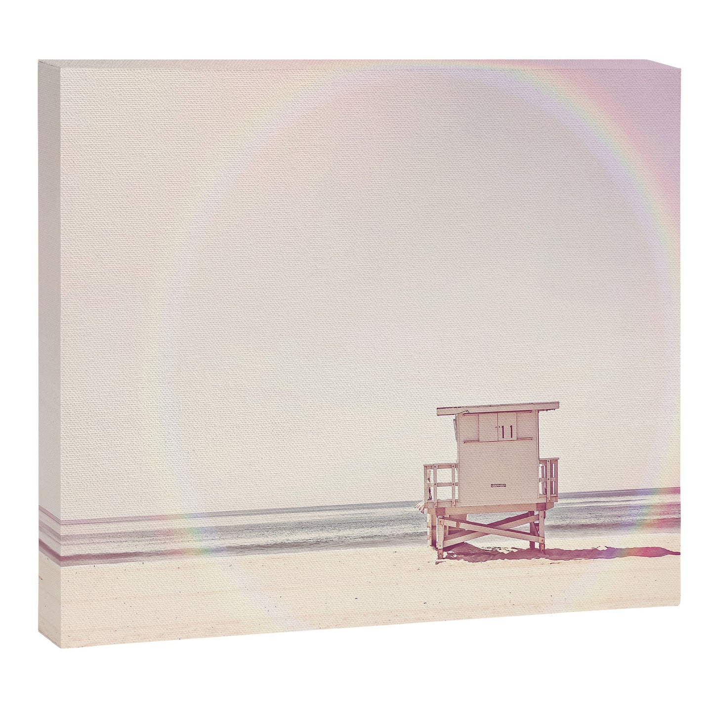 Beach hut Canvas Print Gallery Image 5