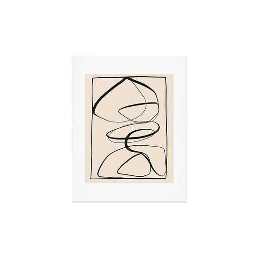 Abstract line art 48a Art Print Gallery Image 2