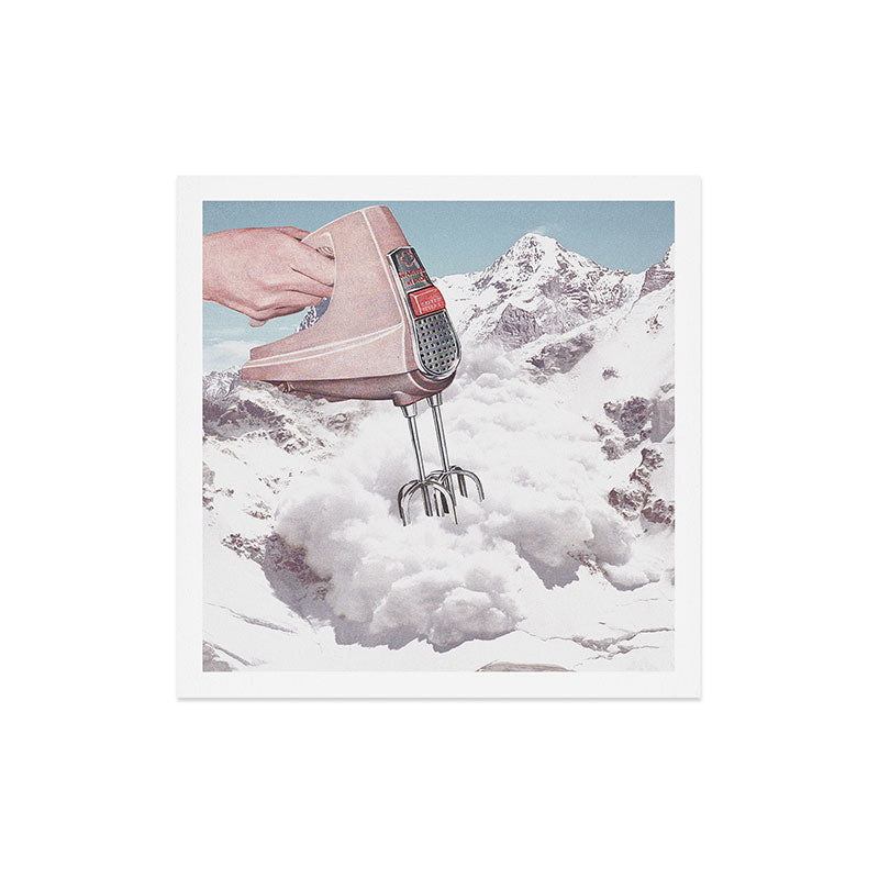 Doris Whisker II - Avalanche Whipped Cream Mountain Art Print Gallery Image 2