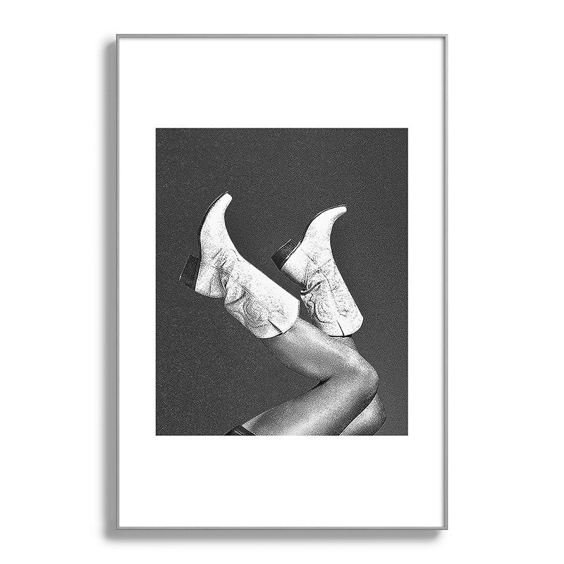 These Boots - Noir II F / Black & White Framed Art Print Gallery Image 101
