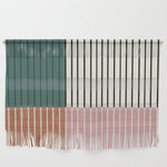Color Block Line Abstract V Colorful Retro Wall Hanging Gallery Image 1