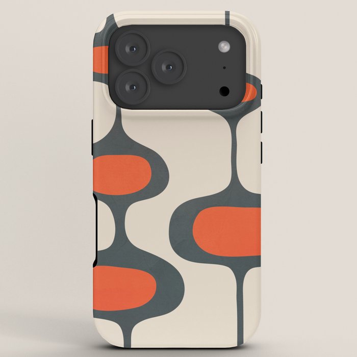 Mid-Century Modern Abstract Art 28 iPhone Case Gallery Image 7