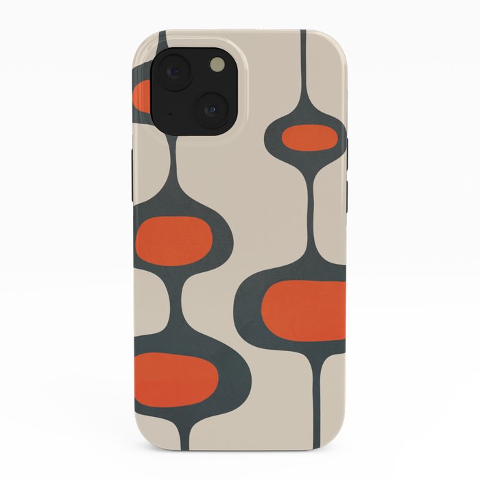 Mid-Century Modern Abstract Art 28 iPhone Case Gallery Image 38