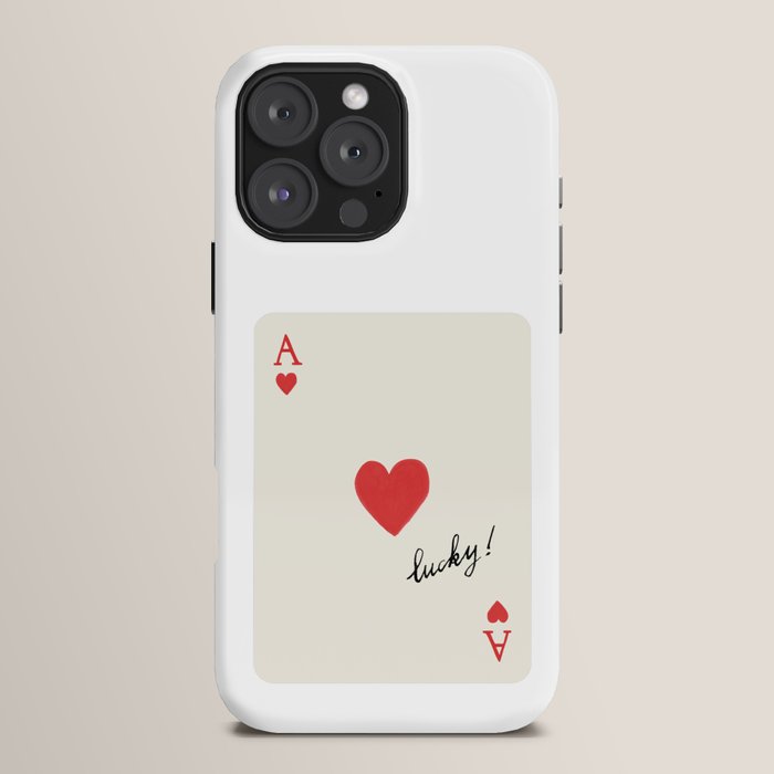 Ace of Hearts - Lucky Red iPhone Case Gallery Image 16